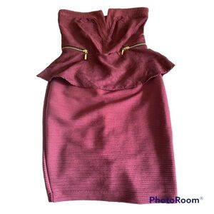 Venus strapless mini stretchy dress size 6 SMALL